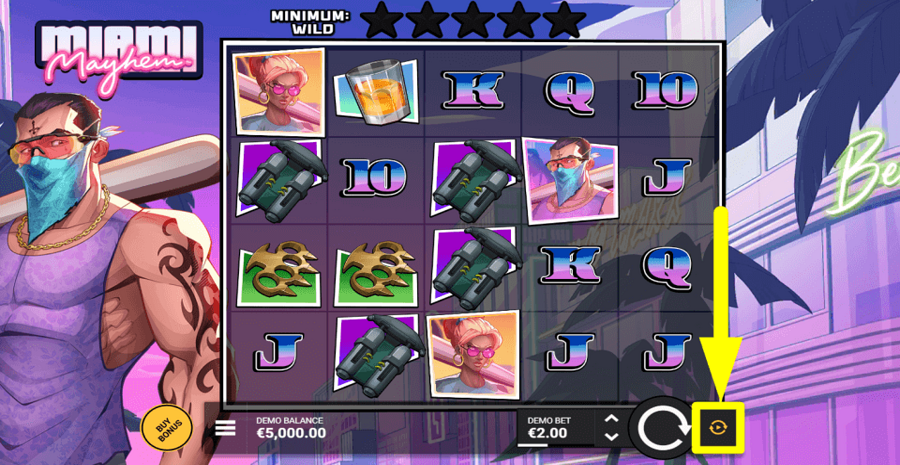 Miami Mayhem Autoplay Feature