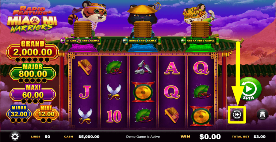 Miao Mi Warriors Autoplay Feature