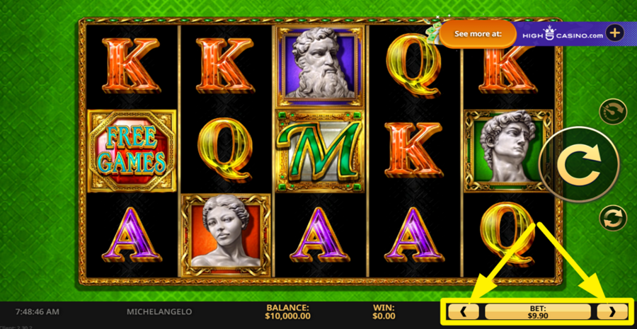 Michaelangelo Adjust Bet