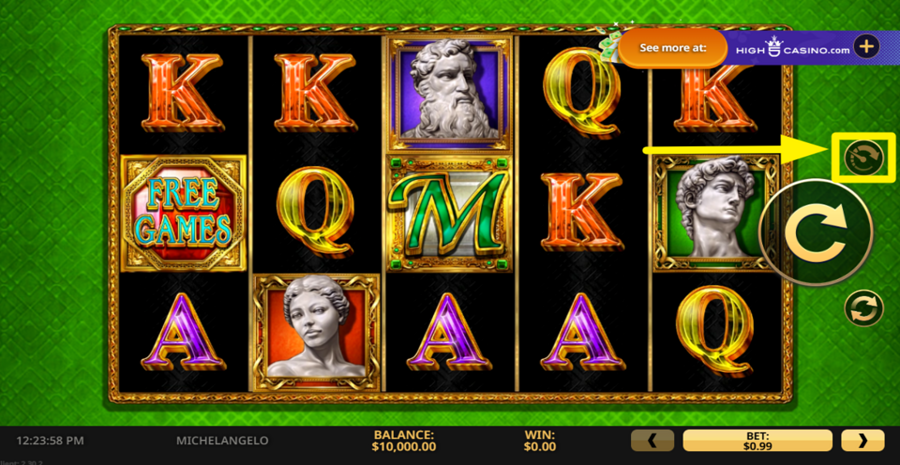 Michaelangelo Turbo Feature