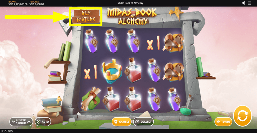 Midas Book Of Alchemy Buy Feature