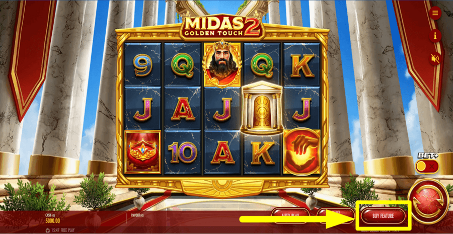 Midas Golden Touch 2 Buy Feature