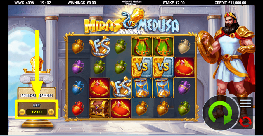 Midas Vs Medusa Wildenergy Bet Value
