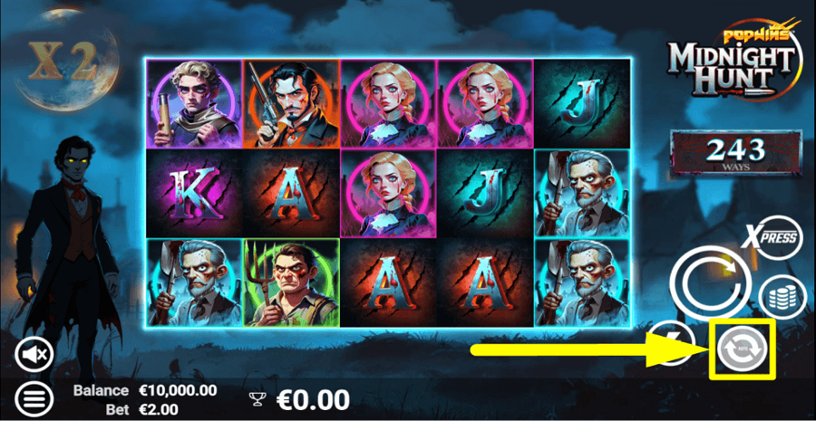 Midnight Hunt Autoplay Feature