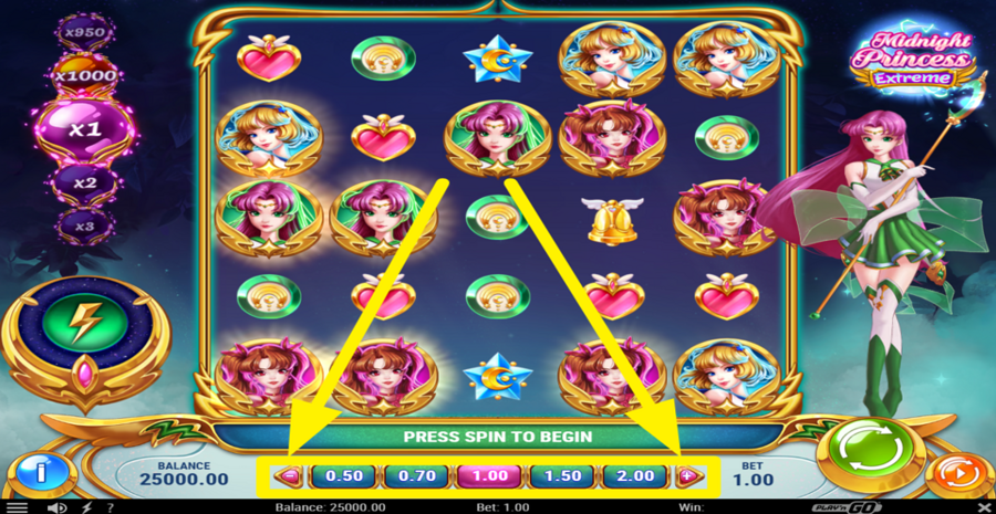 Midnight Princess Extreme Adjust Bet