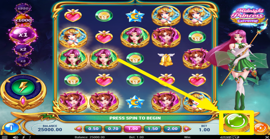 Midnight Princess Extreme Spin