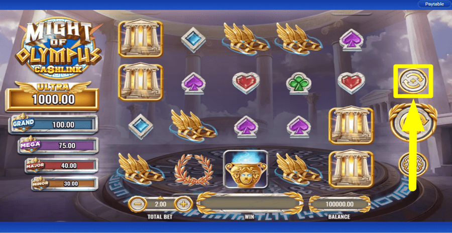 Might Of Olympus Autoplay Feature