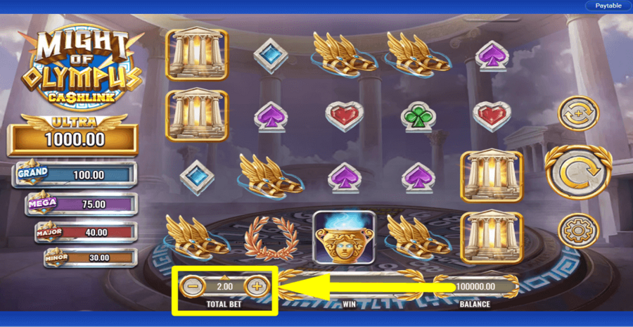 Might Of Olympus Bet Value