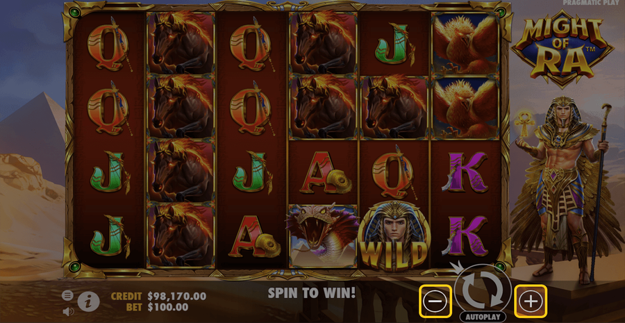 Might Of Ra Bet Select