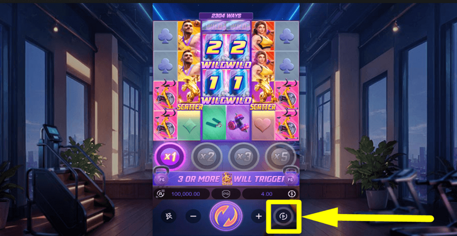 Mighty Mania Autoplay Feature