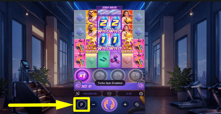 Mighty Mania Turbo Feature