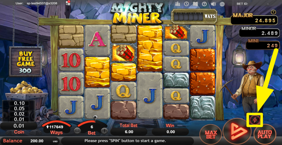 Mighty Miner Turbo