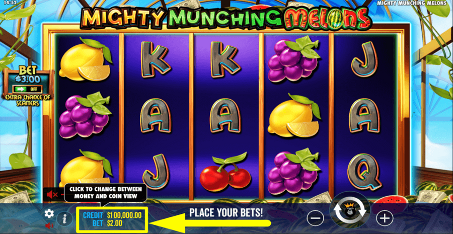 Mighty Munching Melons Credit View