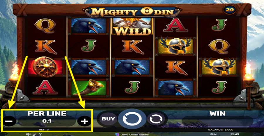 Mighty Odin Adjust Bet
