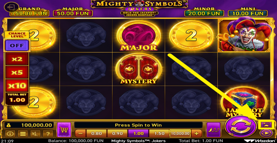 Mighty Symbols Jokers Turbo