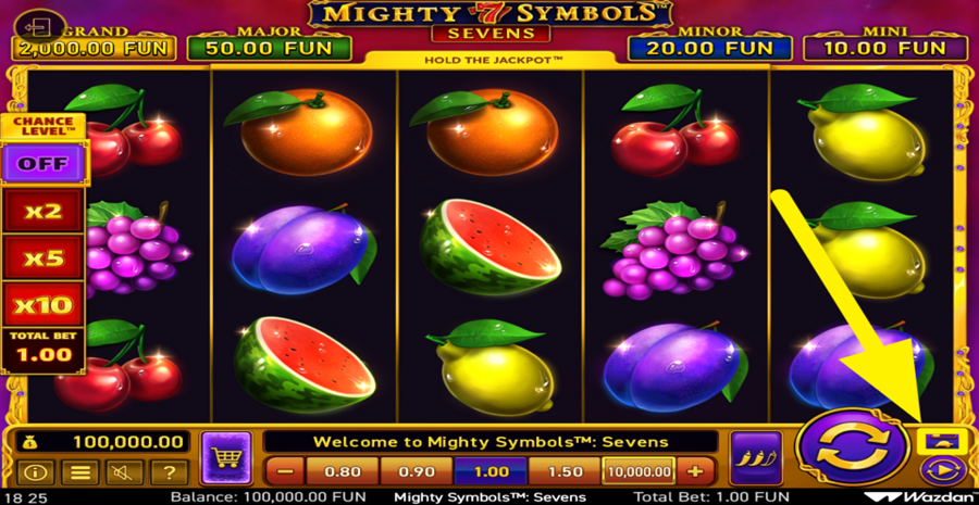 Mighty Symbols Sevens Turbo