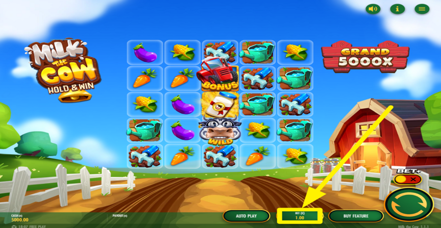 Milk The Cow Adjust Bet