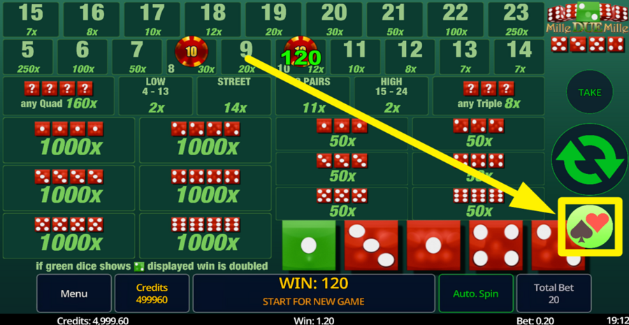 Mille Due Mille Gamble