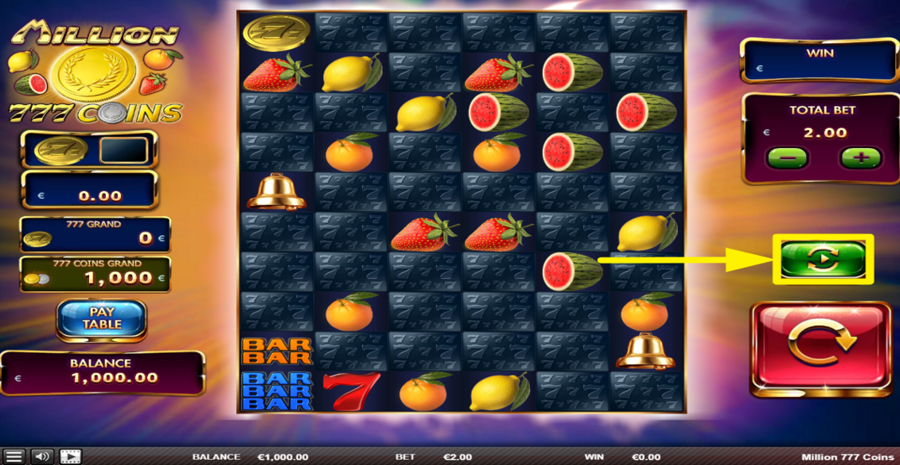 Million 777 Coins Autoplay