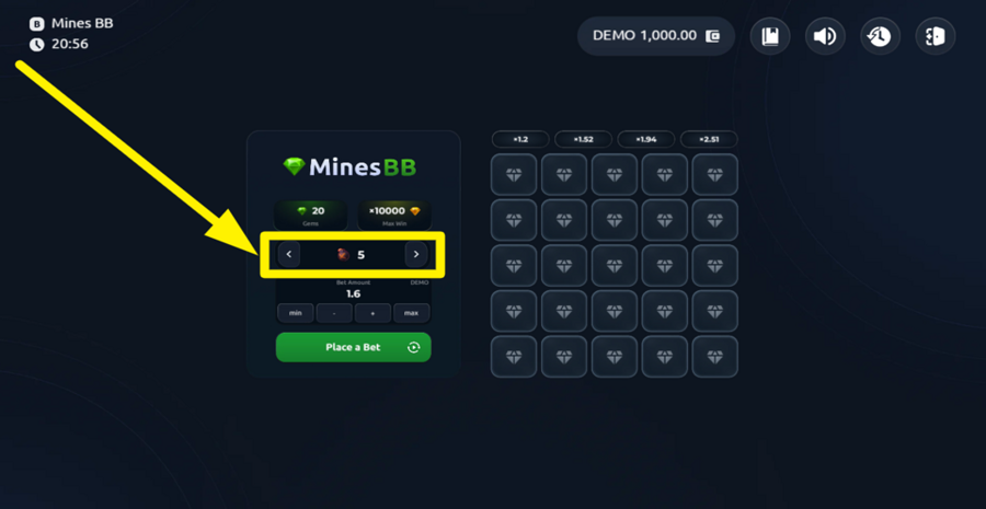 Mines Bb Adjust Bomb Count