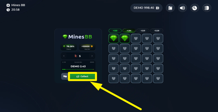 Mines Bb Collect