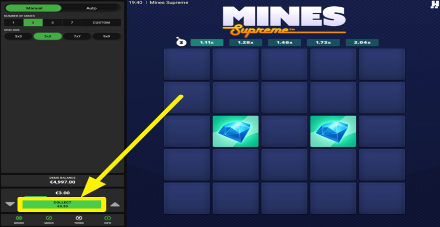 Mines Supreme Collect