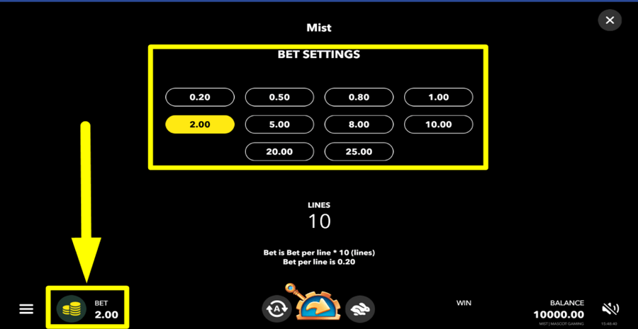 Mist Bet Value