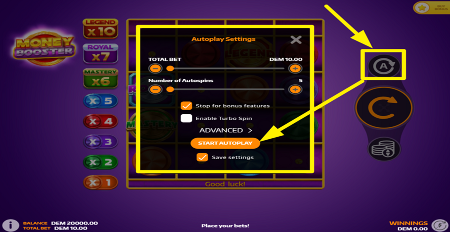 Money Booster Autoplay