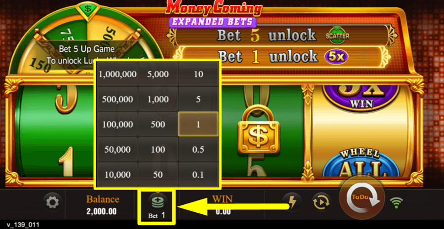 Money Coming Expanded Bets Bet Value