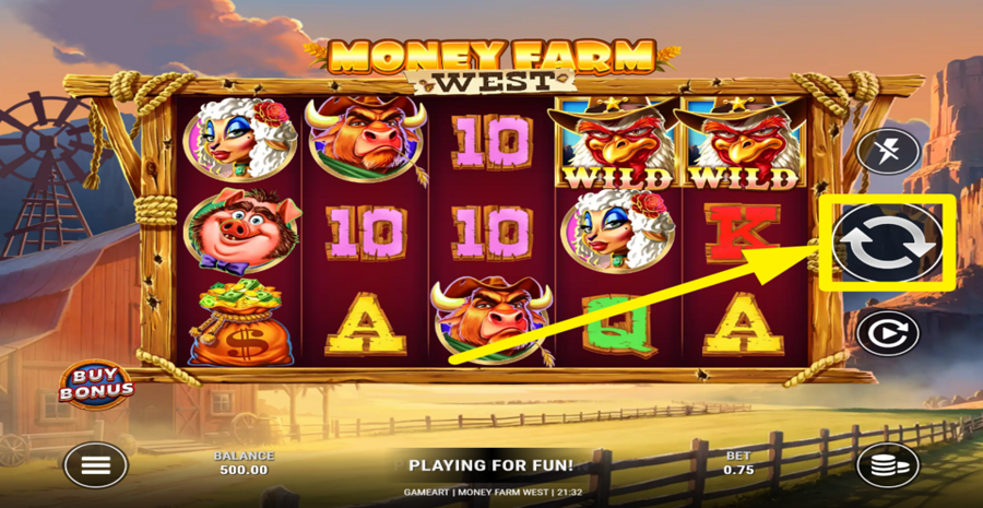 Money Farm West Spin