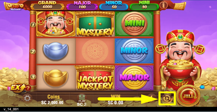 Money Pot Hold And Win Autoplay Feature