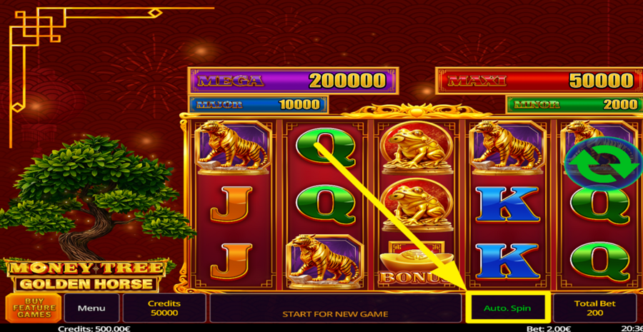 Money Tree Golden Horse Autoplay