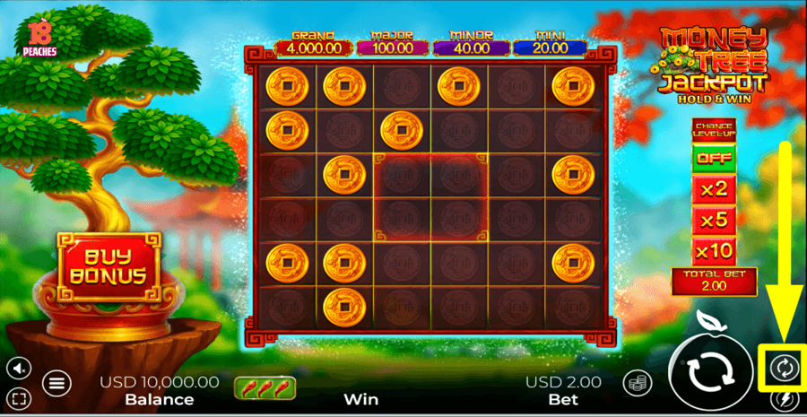 Money Tree Jackpot Autoplay Feature