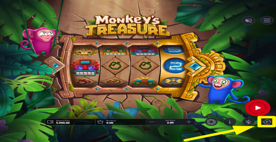 Monkeys Treasure Autoplay