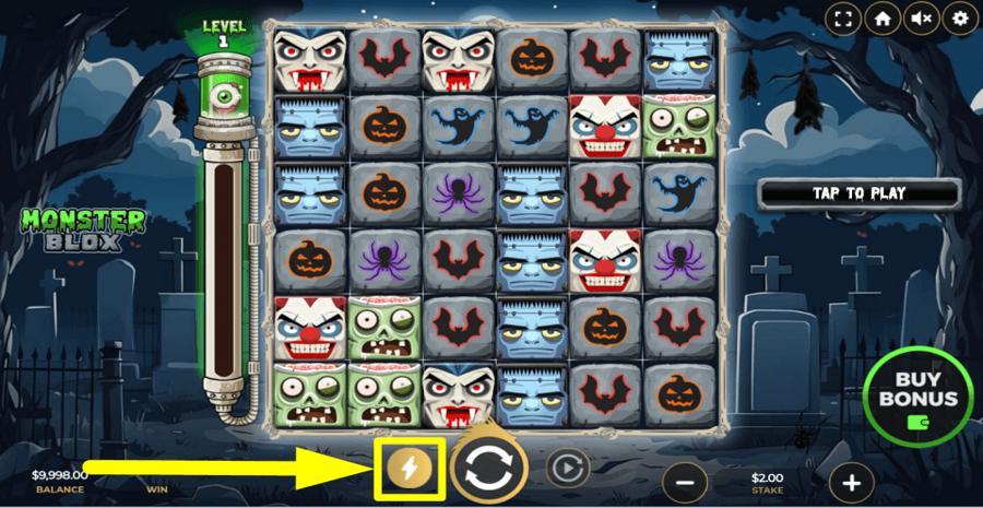 Monster Blox Turbo Feature