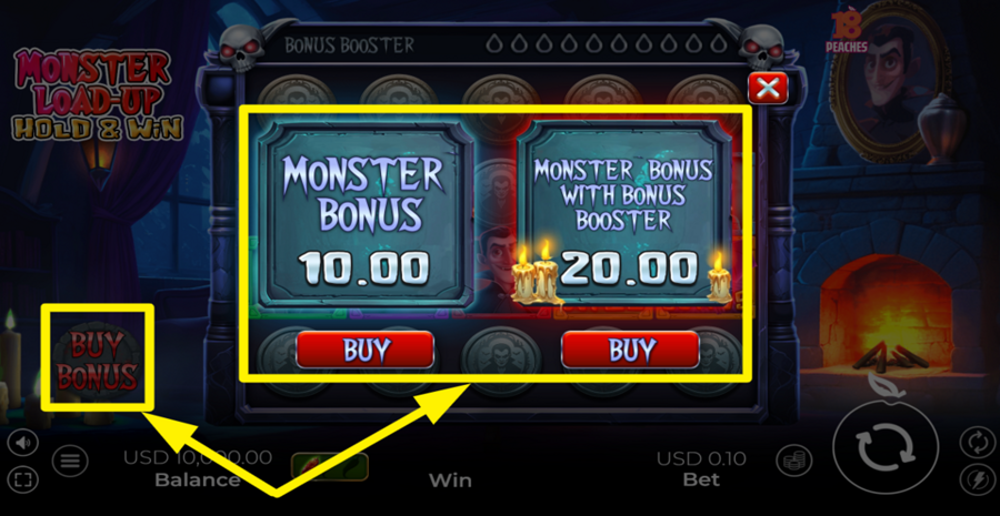 Monster Load Up Hold And Win Buy Bonus