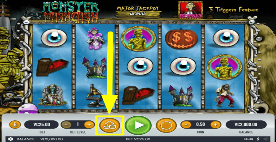 Monster Mash Cash Max Bet