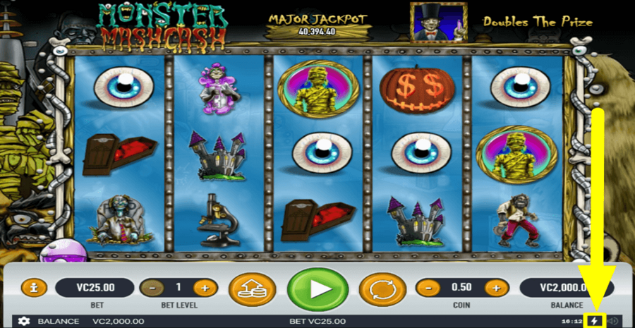 Monster Mash Cash Quick Spin Feature