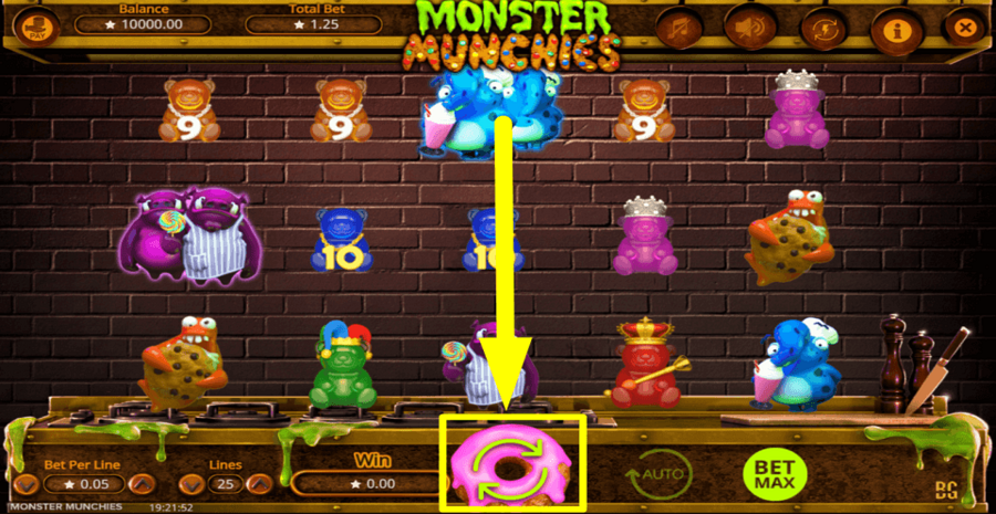 Monster Munchies Play Button