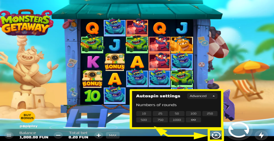 Monsters Getaway Autoplay