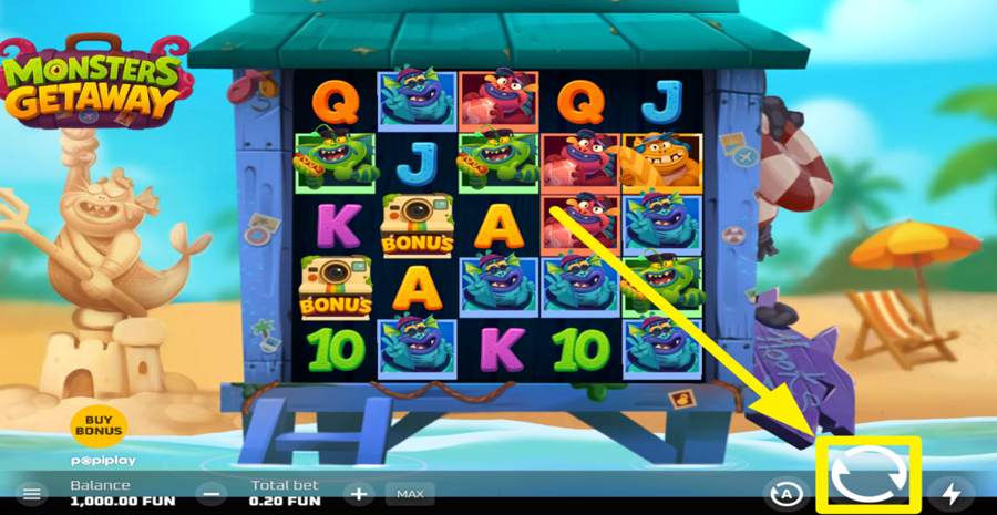 Monsters Getaway Spin