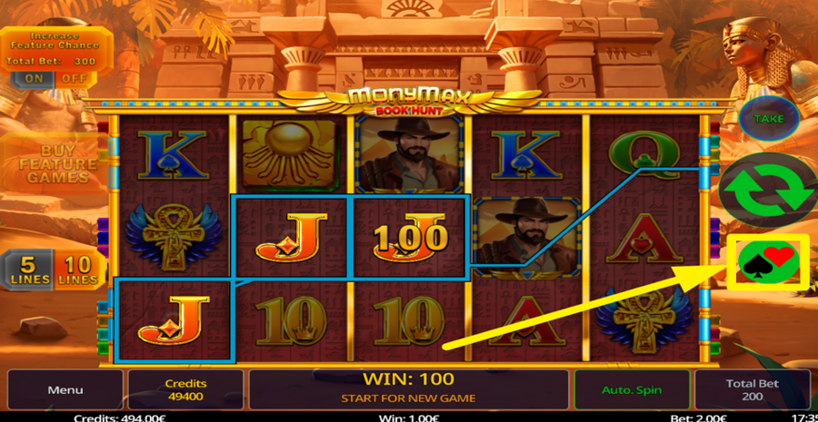 Monymax Book Hunt Gamble