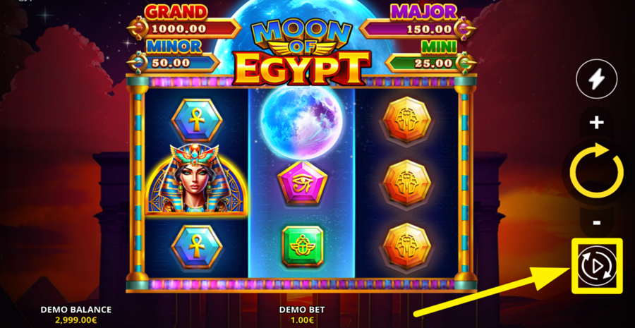 Moon Of Egypt Running Wins Autoplay