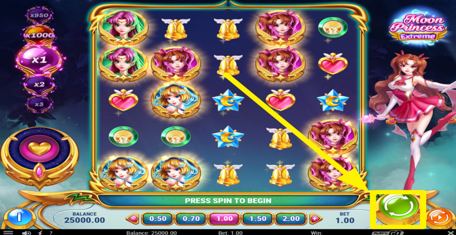 Moon Princess Extreme Spin