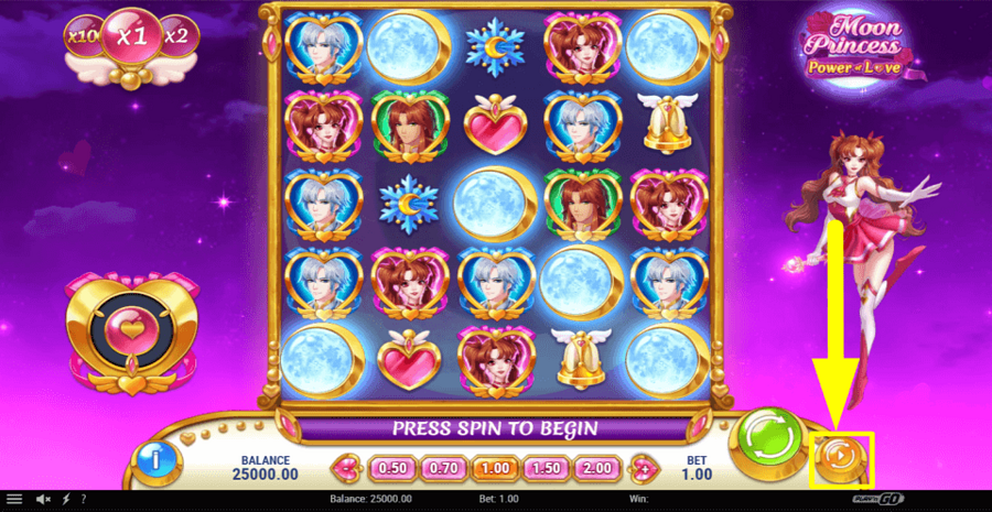 Moon Princess Power Of Love Autoplay Feature