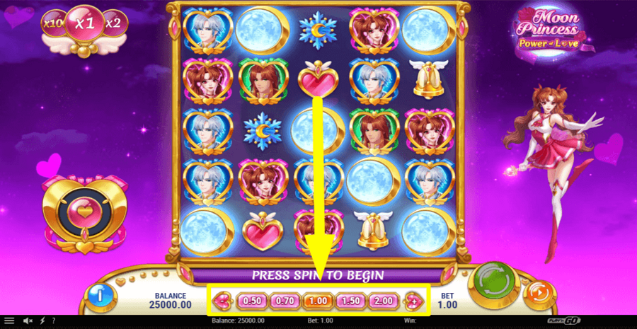 Moon Princess Power Of Love Bet Value