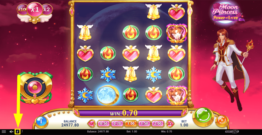 Moon Princess Power Of Love Fast Spin