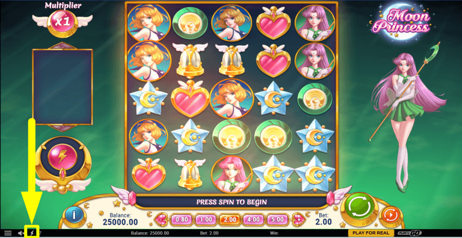 Moon Princess Turbo Feature