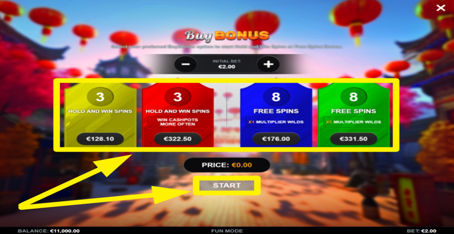 Moonrise Fortunes Hold And Win Buy Bonus