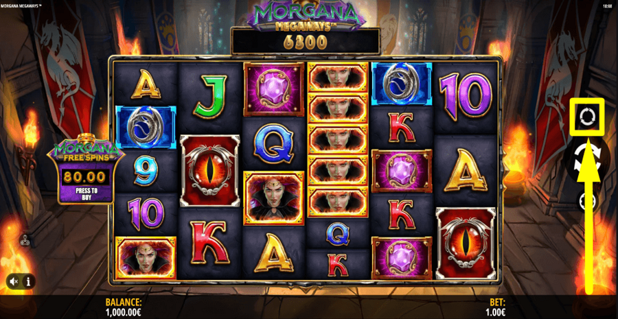 Morgana Megaways Autoplay Feature